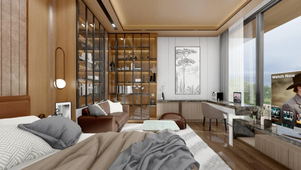 Interior design for bedroom 2 TRT RESIDENCE