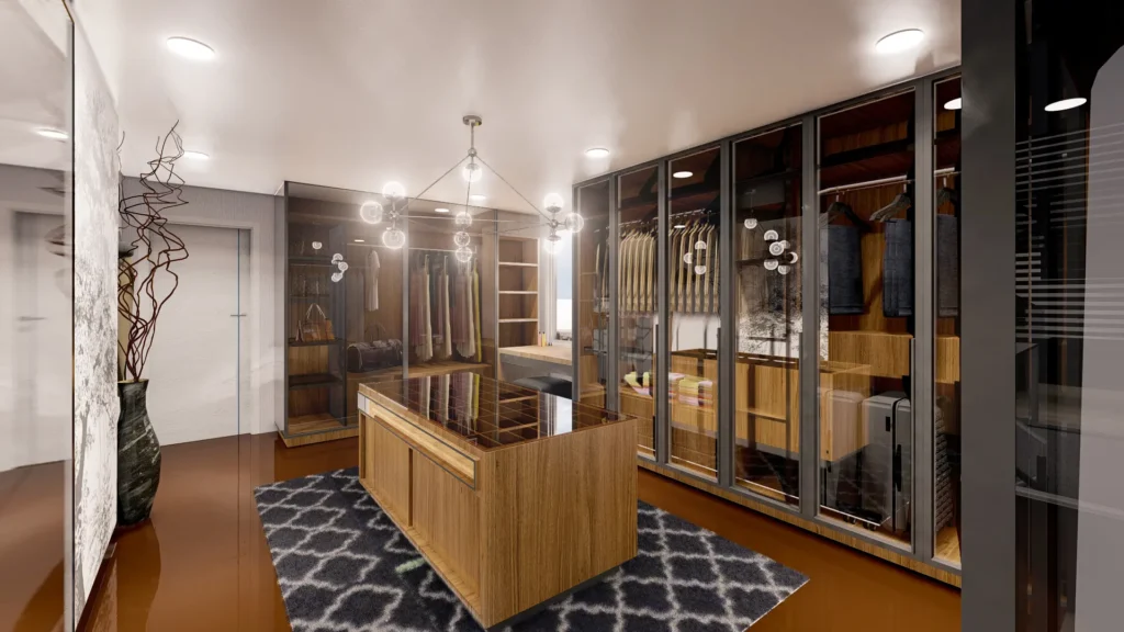 Walk in Closet in Master Bedroom